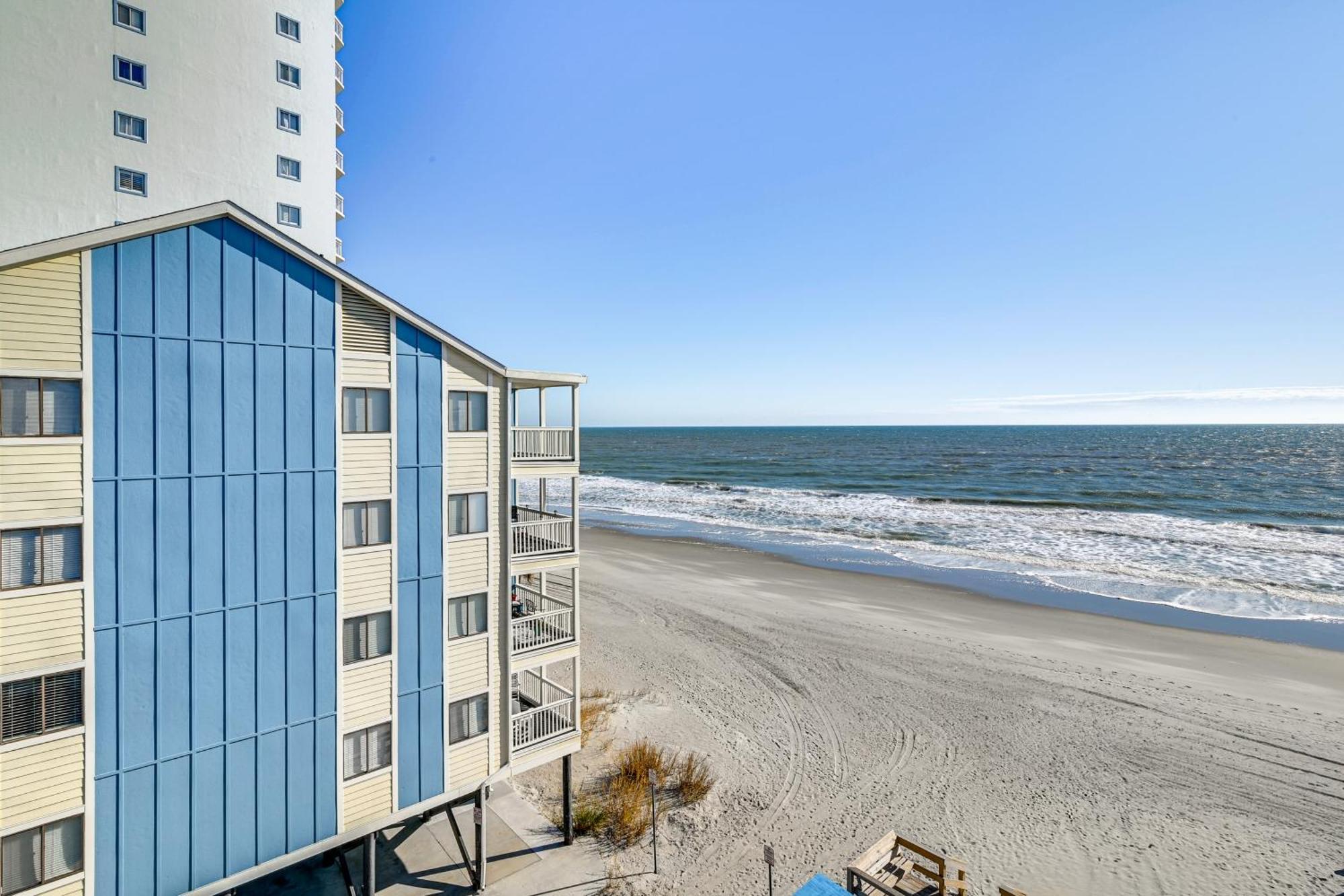 Cozy Beachfront Condo With Wifi, Views And Pool Access Myrtle Beach Zewnętrze zdjęcie