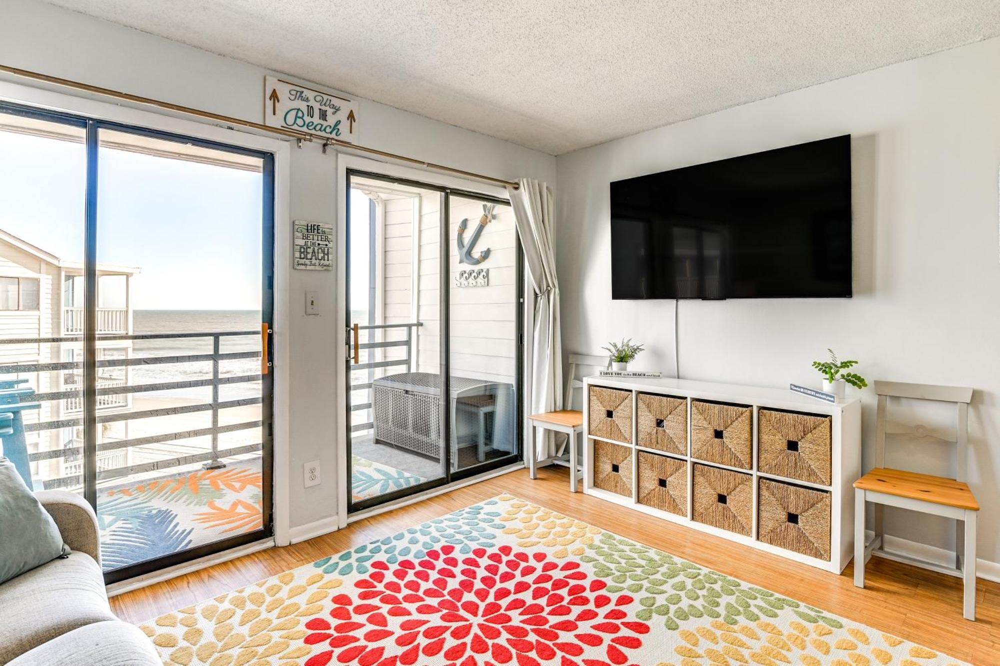 Cozy Beachfront Condo With Wifi, Views And Pool Access Myrtle Beach Zewnętrze zdjęcie